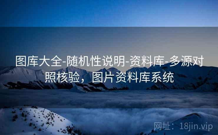 图库大全-随机性说明-资料库-多源对照核验，图片资料库系统